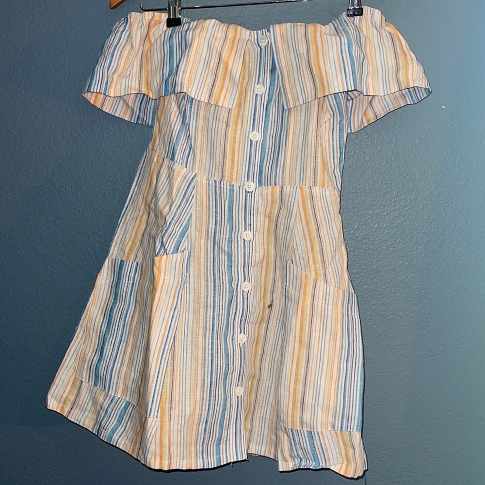 Reformation Off the Shoulder Dress Size 6